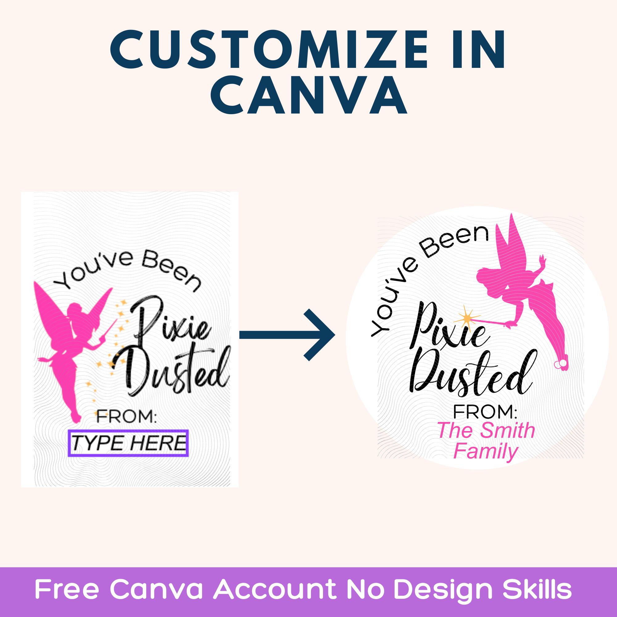 Pixie Dust Sticker Examples Pink Pixie Dust Stickers Disney Cruise | Purple Fairy Fish Extender ...