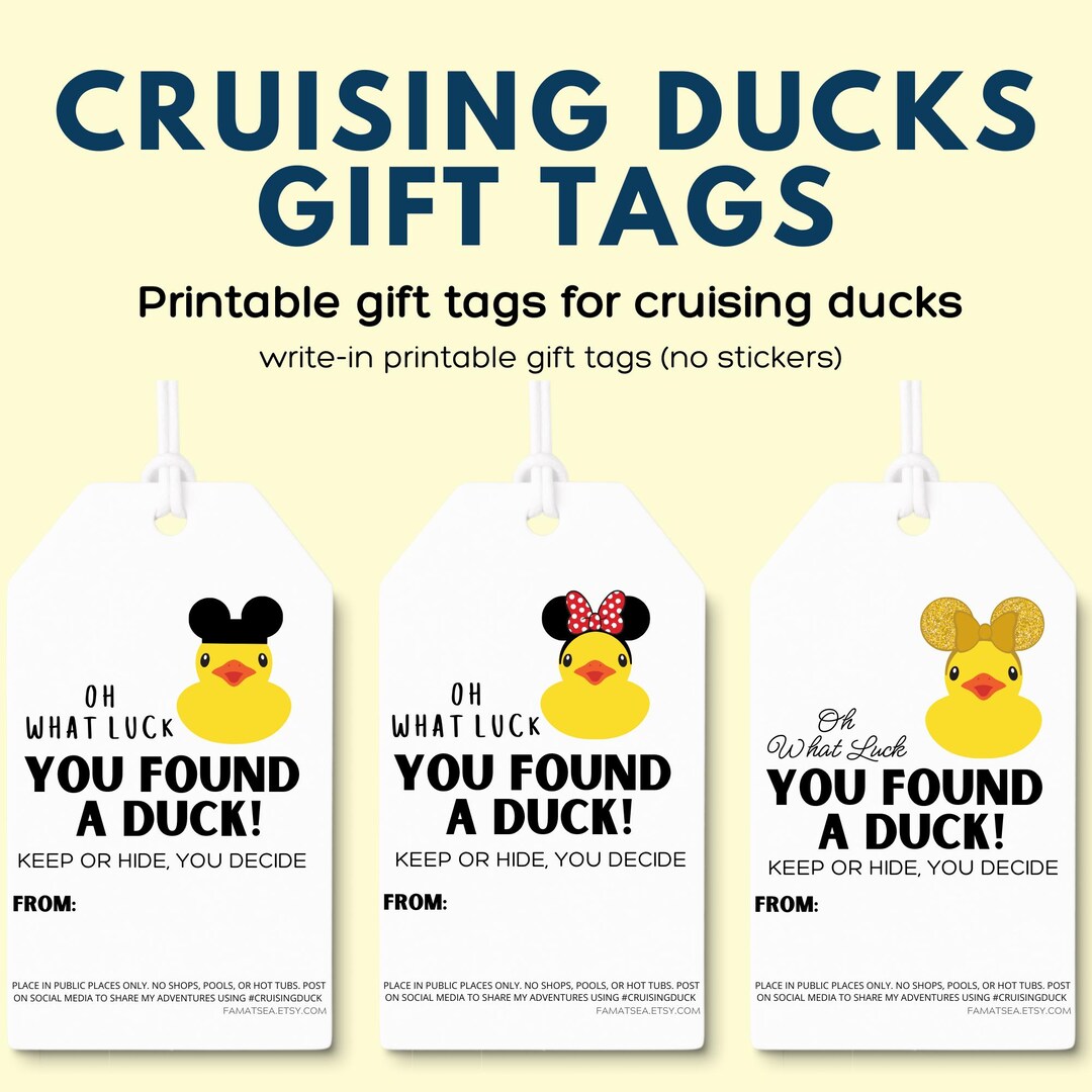 Oh What Luck You Found a Duck Tags Cruising Ducks Tradition Instant