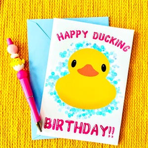 Duck Birthday Card