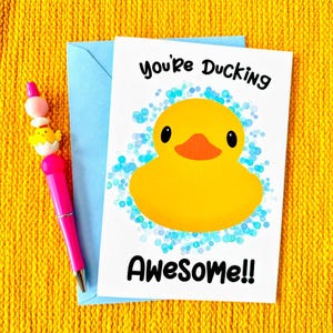 Duck Awesome Card