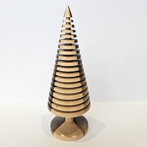 Wooden Christmas tree, Handmade creation, Christmas decoration, Christmas gift