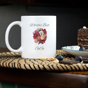 Die weltbeste GiGi-Kaffeetasse für Gigi, einzigartige Geschenkidee, Geschenk für sie, Neuheitsgeschenk