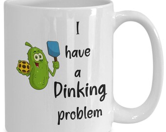 Pickleball mug, pickle ball gift, sports mug, player's mug, game lover gift, pickle ball equipment, unique sports gift