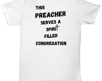Christian Art Gift, Preacher Gift, Christian Art, Preacher T-Shirt, Unisex Clothing, Faith-Based Apparel, Religious Gift