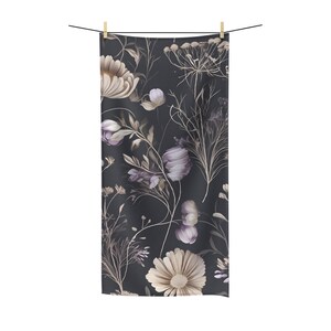 Floral Towel, Bath Towel, Home Decor, Bathroom Accessories, Beach Towel