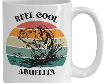 Cool abuelita coffee mug, funny grandparent gift ideas best birthday present, christmas cup from grandson daughter