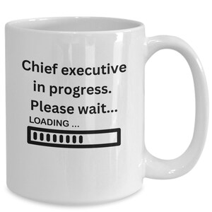 Chief executive gift, gift for chief executive, chief executive mug, boss mug, leader gift, manager mug, executive present, business gift