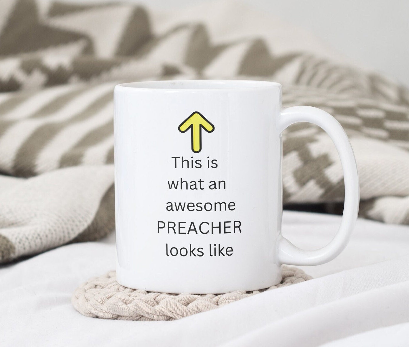 Taza de predicador, regalo para predicador, regalo de pastor, taza de café del clero, regalo religioso, regalo de líder de la iglesia, taza de sermón, taza de estudio bíblico