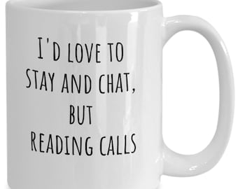 Reader gift, reading mug, lover mug, gift for reader, reader coffee mug, reading enthusiast gift, literary gift, book club gift, librarian