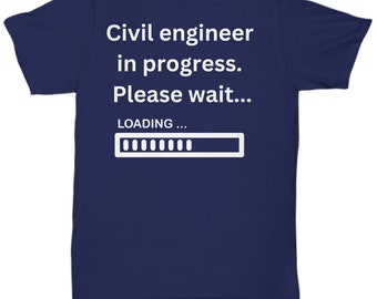 Civil engineer gift, gift for engineer, engineering shirt, civil engg tee, professional gift, job specific gift, unique engineer gift