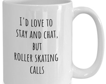 Rolschaatsen cadeau, rolschaatsen mok, schaatser cadeau, cadeau voor schaatser, skate minnaar cadeau, roller derby cadeau, skate coach cadeau