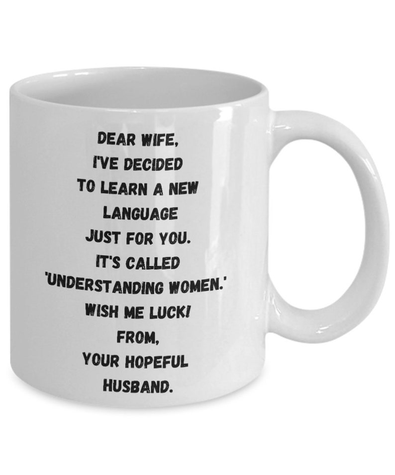 Wife Mug, Gift for Wife, Best Wife Gift, Love Language Mug, Anniversary