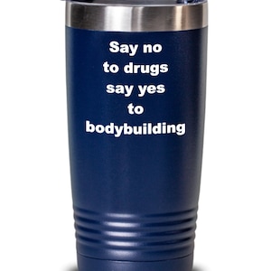 Bodybuilding tumbler, gym tumbler, gift for bodybuilder, fitness gift, workout gift, weightlifting gift, muscle building gift,