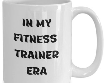 Fitness trainer mug, gym coach gift, personal trainer gift, fitness gift, workout mug, motivational mug, gym instructor present
