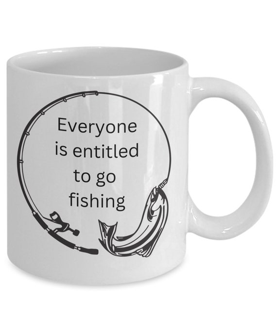 Tazza Da Birra Per Pescatore – Regalo Divertente Per Papà – Blue Ridge Mountain Gifts