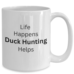 Caza de patos, regalos de caza de patos, cazador de patos, regalos de cazador de patos, amante de los patos, taza de caza de patos, regalo del Día del Padre, regalo del Día de las Madres