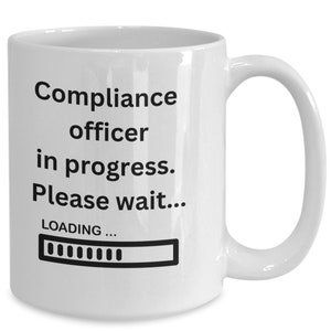 Compliance officer gift, gift for compliance, compliance mug, office mug, professional gift, unique office gift, job specific gift