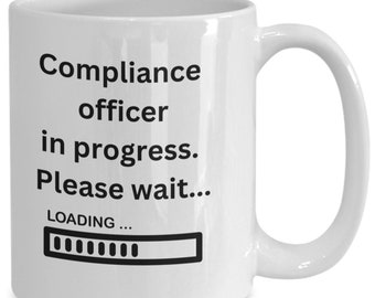 Compliance officer gift, gift for compliance, compliance mug, office mug, professional gift, unique office gift, job specific gift
