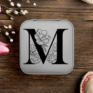 Personalized Jewelry Box, Jewelry Box, Jewelry Case Travel, Custom Jewelry Box, Travel Jewelry Case, Bridesmaid Gift, Bride Gift