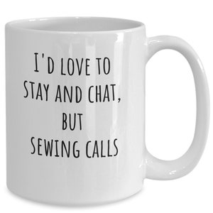 Sewing mug, gift for seamstress, tailor gift, sewing enthusiast, craft lover gift, quilting mug, dressmaker gift, embroidery mug