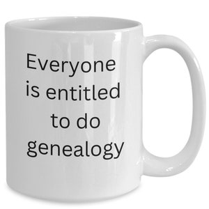 Genealogy gifts, genealogy mug, family tree gift, ancestry gift, history buff gift, dna test gift, genealogist present, heritage gift