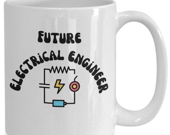 Electrical Engineer Mug, Gift For Engineer, Future Engineer Gift, Electrical Student Gift, Engineering Graduation Gift