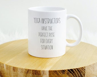 Yoga instructor gift, yoga mug, gift for yogi, fitness mug, yoga teacher gift, wellness coach gift, meditation mug, spiritual guide gift