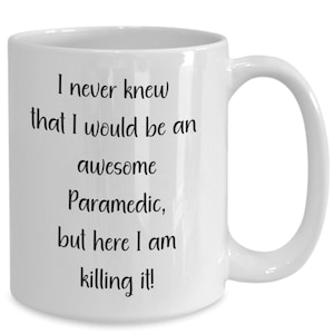 Paramedic mug, paramedic gift, emt gift, ems coffee mug, first responder gift