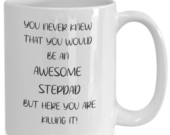 Stepdad gift, Stepdad mug,  bonus dad mug, gift for stepdad, best stepdad gift, fathers day gift, birthday gift for stepdad