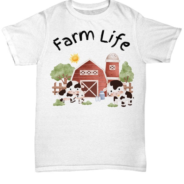 Farm life, farm life shirt, farmer shirt, farming tee, gift for farmer, agriculture shirt, country life shirt, rural living tee, farm gift