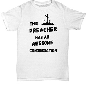 Christian art gift, preacher gift, christian art, preacher t-shirt, unisex clothing, faith-based apparel, religious gift