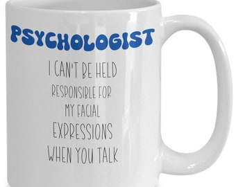 Caneca de psicólogo, presente para psicólogo, caneca de terapeuta, presente de psicologia, caneca de saúde mental, presente engraçado de psicólogo, caneca de conselheiro