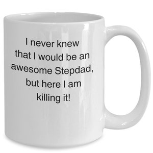 Regalo de padrastro, regalo de papá extra, regalos de padrastro, regalo para padrastro, taza de padrastro