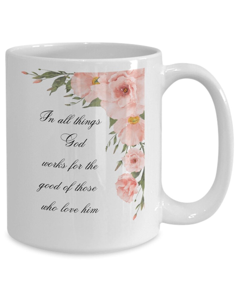 Christian Art Gift, Faith Gift, Christian Gift, Bible Verse Mug, Scripture Mug, Prayer Gift