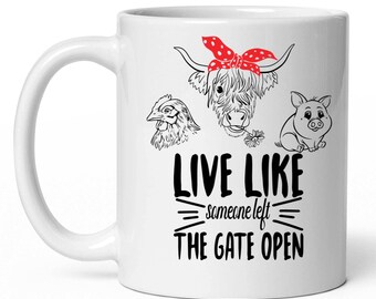Farming mug, gift for farmer, homesteading gift, homesteader gift, farming life mug, farm lover gift, rural life mug