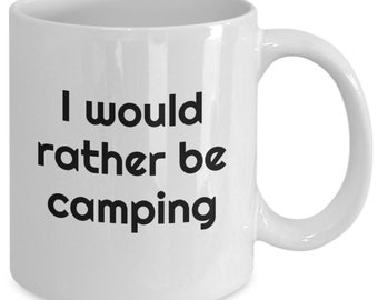 Camping gift, camper mug, gift for camper, outdoor lover gift, hiking gift, nature lover present, RV camping gift, campfire mug