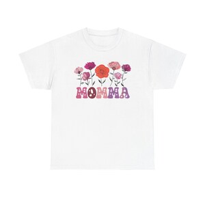 Mom Gift Unisex Heavy Cotton Tee, Gift for Mom, Mother&#39;s Day Shirt, Mom Life Tee, Mom Birthday Gift, Mother&#39;s Day Present