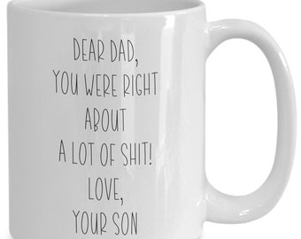 Caneca do pai, caneca de café do pai, presente para o pai, presente do papai, presente do filho, presente do dia dos pais, caneca engraçada do pai, melhor caneca do pai de todos os tempos, a melhor caneca do pai do mundo