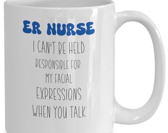 Er nurse mug, emergency room gift, hospital worker mug, nurse gift, healthcare mug, medical staff gift, er team present