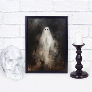 Ghost Print Halloween Wall Decor Printable Ghost Trendy Wall Decor Fall ...