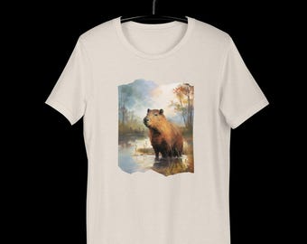 Funny Capybara Graphic Tee - Capybara Shirt for Women, Men, Kids