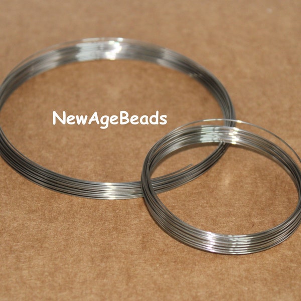 Bright Stainless Steel Memory Wire for Necklace or Bracelet