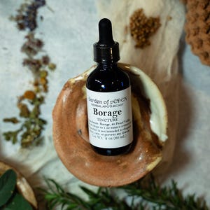 Borage Tincture | Boraginaceae | Organic Herbal Extract | Herbal Supplement