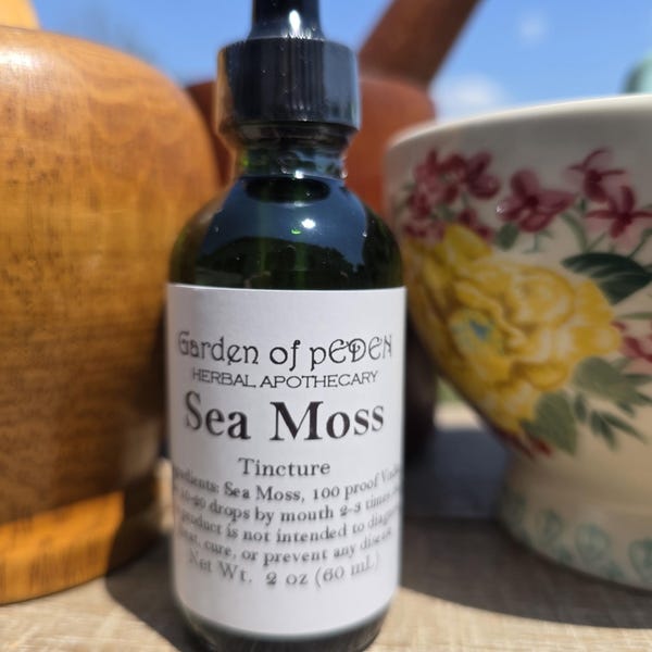 Sea Moss Tincture | Organic Herbal Extract | Herbal Supplement