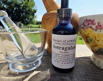 Organic Astragalus Root Tincture: Herbal Supplement, Gluten-Free