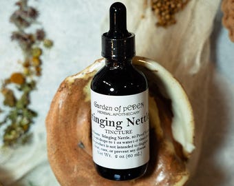 Organic Stinging Nettle Tincture: Gluten-Free Herbal Extract