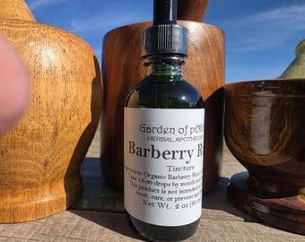 Barberry Root Tincture  | Organic Herbal Extract | Herbal Supplement