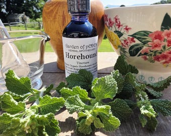 Horehound Tincture | Marrubium Vulgare | Organic Herbal Extract | Herbal Supplement