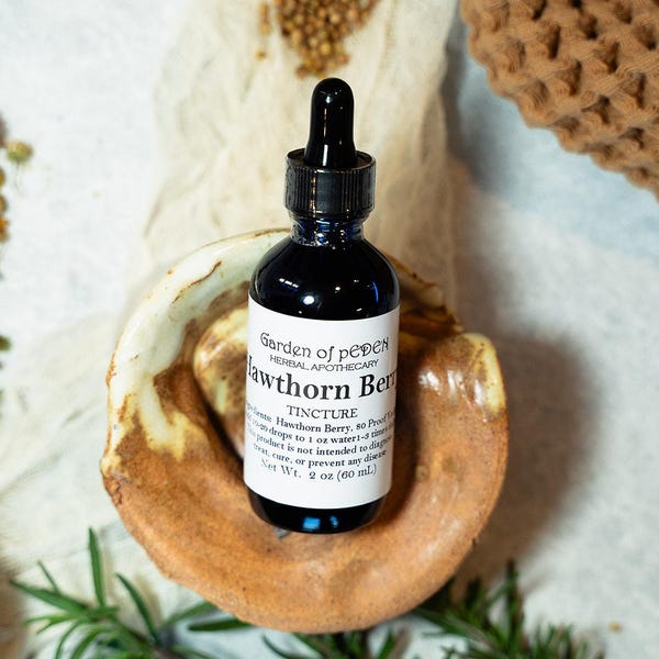 Hawthorn Berry Tincture | Crataegus | Organic Herbal Extract | Herbal Supplement