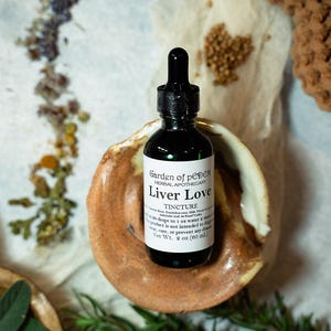 Organic Liver Support Tincture: Turmeric, Dandelion, Milk Thistle